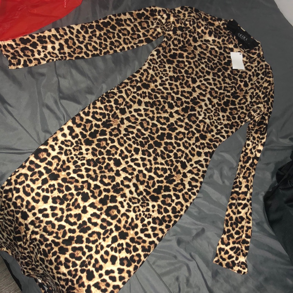 Leopard print dress